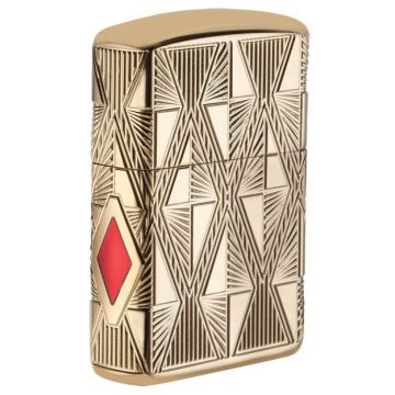Zippo Golden Luxury Diamond Design Lighter